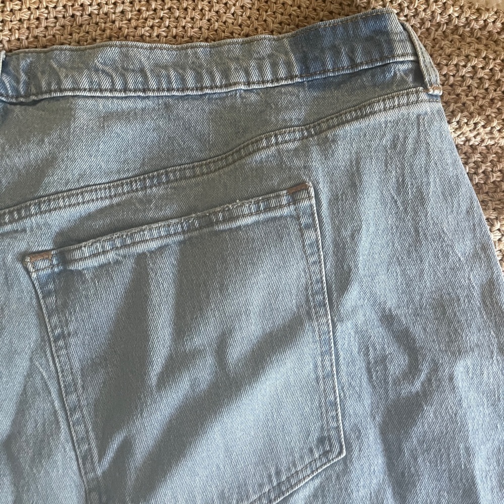 Abercrombie & fitch 90s relaxed cutoff short light wash high waist size 36 - Picture 7 of 10